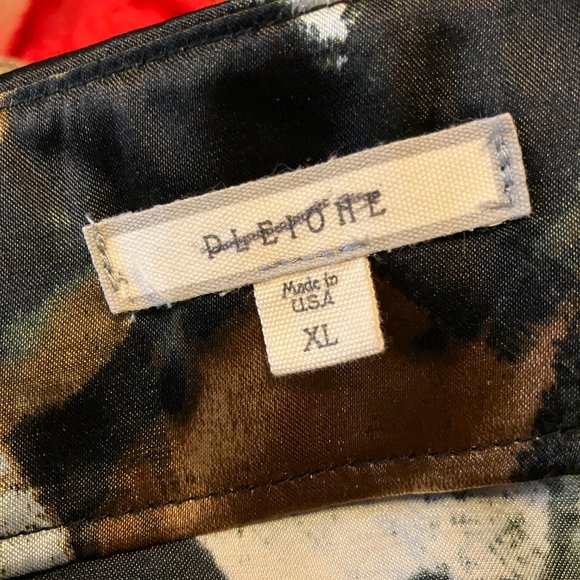 Pleione Womens Satin Peplum Blouse Size XL - Picture 11 of 13